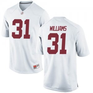 Men's Alabama Crimson Tide #31 Shatarius Williams White Game NCAA College Football Jersey 2403KXDF7